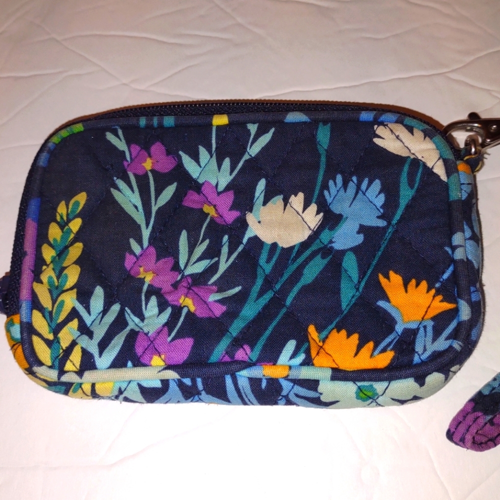 Vera Bradley Coin Purse Wristlet Midnight Blues 2013 retired